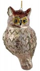 SHISHI Елочная игрушка Сова стеклянная 12 см 73924 купить в Минске – цена оптом и в розницу, характеристики | floradecor.by - фото
